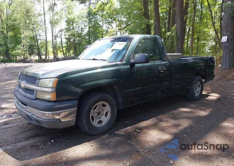 2004 Chevrolet Silverado 1500 Work Truck из США, поврежденный, VIN 1GCEC14X84Z346017